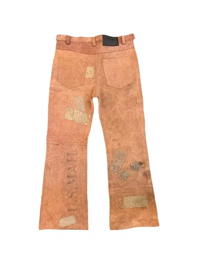 PATCHWORK FLARED JEANS