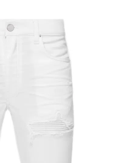 Amiri Distressed Jeans In White