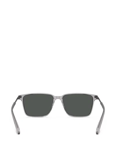 Brooks Brothers 57mm Rectangular Sunglasses In Gray