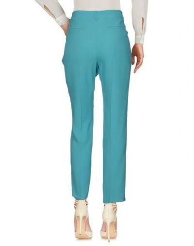 Shop Fausto Puglisi Casual Pants In Sky Blue