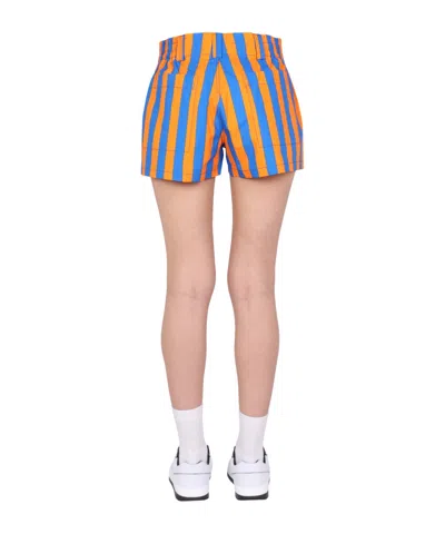 Sunnei Mini Striped Pattern Shorts In Multi