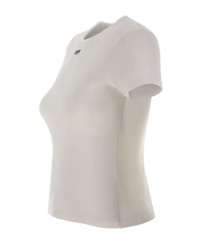 Off-white Short-sleeved T-shirt In White