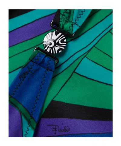 Pucci Iride Baby Printed Bikini Briefs In Blue