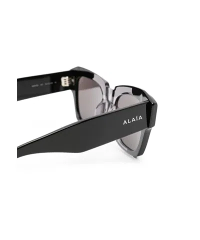 Alaïa Square-frame Sunglasses In Black