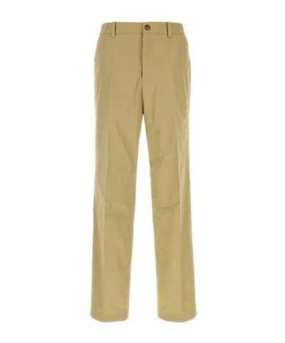 A.p.c. Straight-leg Casual Trousers In Brown
