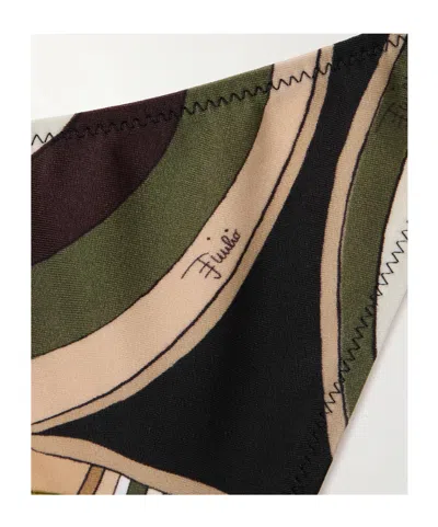 Pucci Printed Bikini Briefs In Black