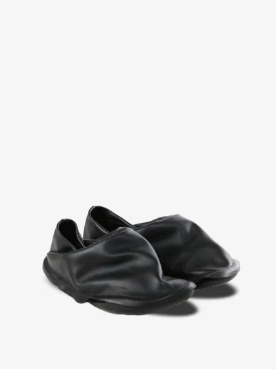 Camperlab Leather Flats In Black