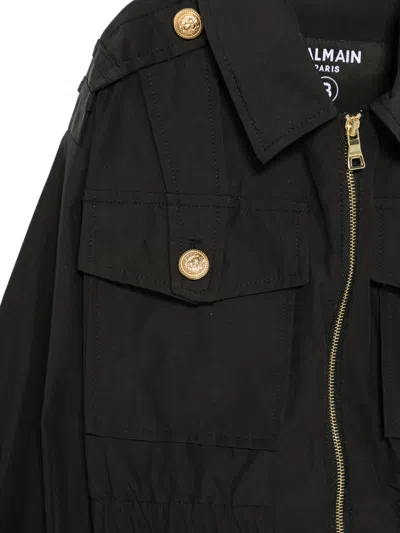 Balmain Zip-up Jacket In Black