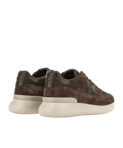 Hogan Interactive³ Sneakers In Brown