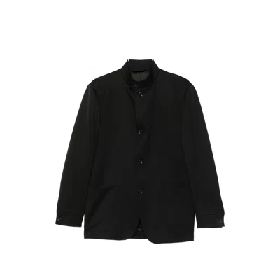 Lardini Button-fastening Blazer In Black