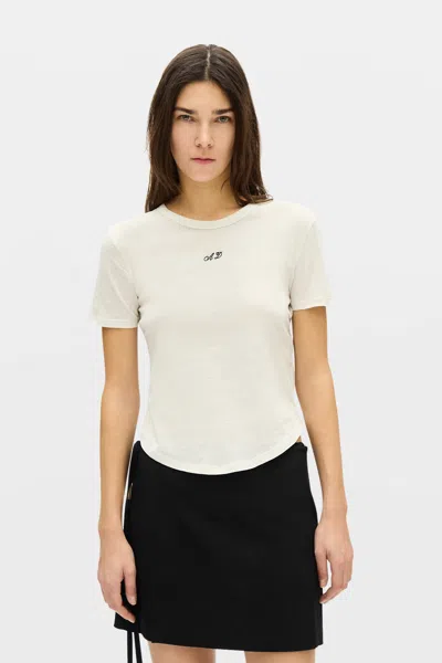 Ann Demeulemeester Floor Micro T-shirt In Multicolor