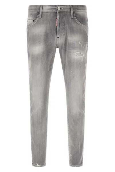 Dsquared2 Dsquared Jeans Con Patch Logo In Gray