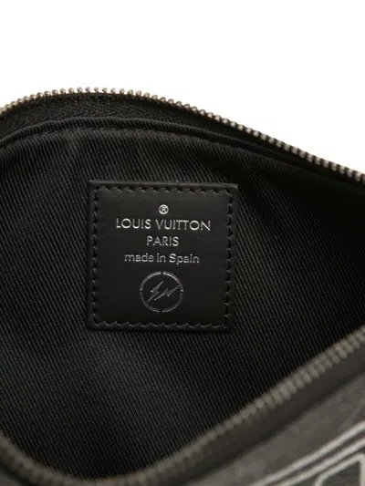 Pre-owned Louis Vuitton 2017 Monogram Eclipse Flash Fragment Iphone Case Phone Case In Black