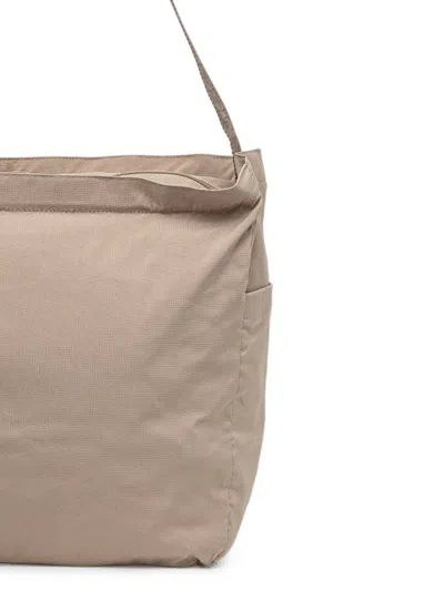 Samsoe & Samsoe Logo-patch Shoulder Bag In Neutral