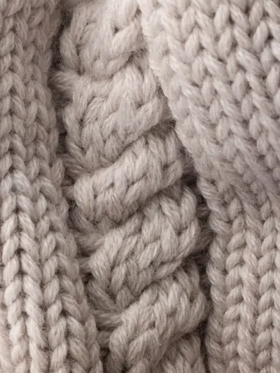 Prada Wool Beanie In Neutral