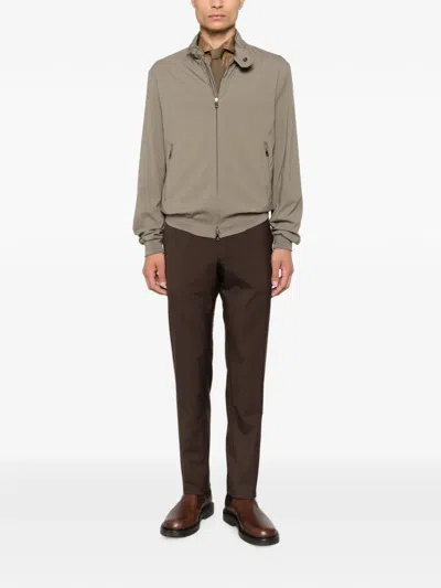 Corneliani Printed Long-sleeve Shirt In Multi