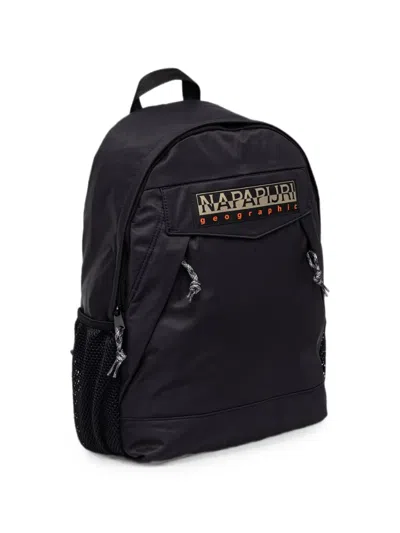 Napapijri Olina Logo-patch Zip-fastening Backpack In Blue