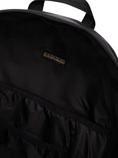 Napapijri Olina Logo-patch Zip-fastening Backpack In Blue