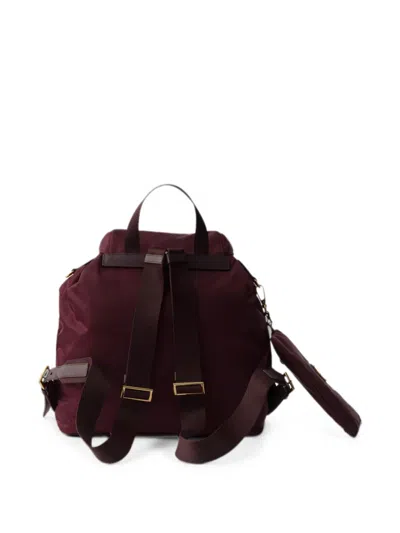 Prada Medium Re-nylon Backpack In Black