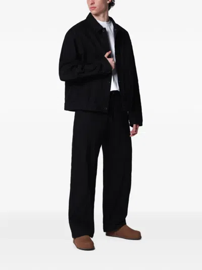 Studio Nicholson Button-up Boxy Jacket In Black