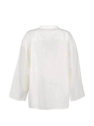 Pre-owned Max Mara Double-breasted Blazer In White