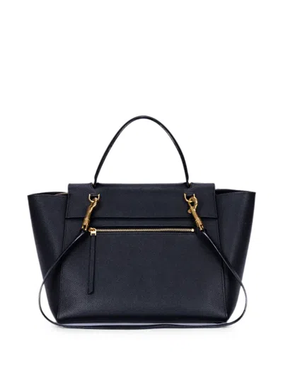 Celine Mini Belt Shoulder Bag In Blue