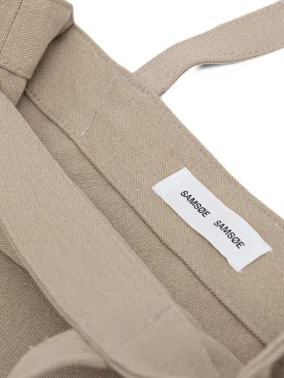 Samsoe & Samsoe Salucca Tote Bag In Neutral