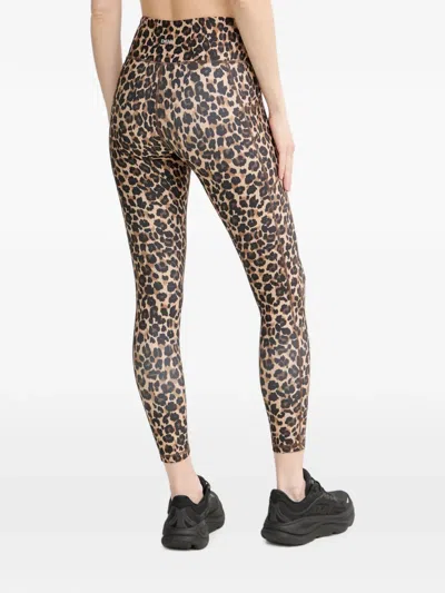Dkny Leopard-print Leggings In Animal Print