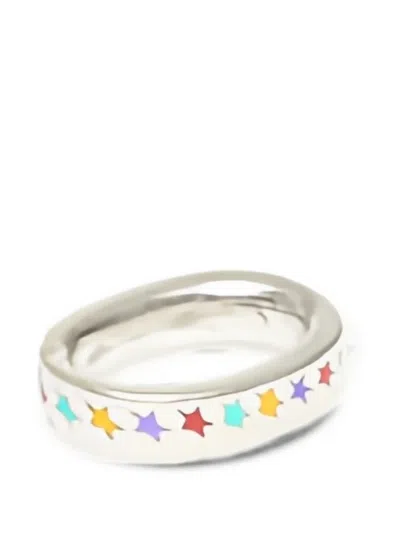 Twojeys Medium Icon Link Ring In Multi