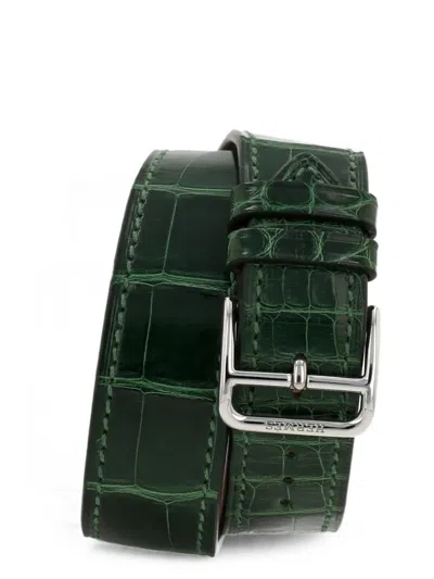 Pre-owned Hermes 2010s Cape Cod 41mm Watch In White