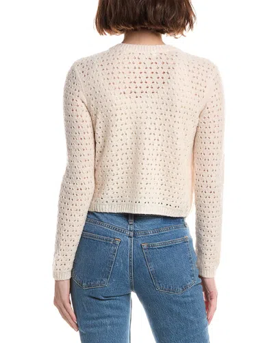 Frame Denim The Chenille Wool-blend Cardigan In Neutral