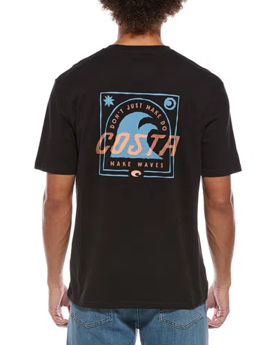 Costa Apparel Make Waves T-shirt In Black