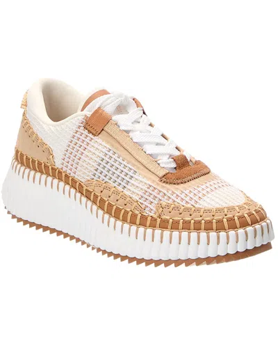 Chloé Nama Leather Sneaker In Multi