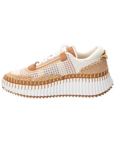 Chloé Nama Leather Sneaker In Multi
