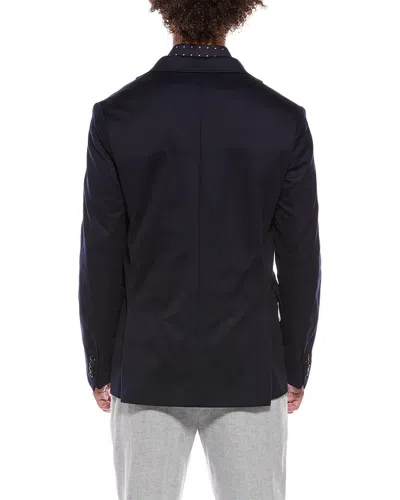 Brioni Solid Blazer In Blue