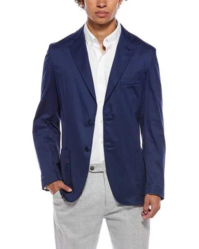 Brioni Deconstructed Blazer In Blue