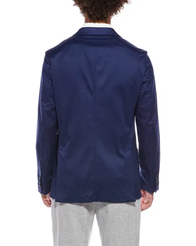 Brioni Deconstructed Blazer In Blue
