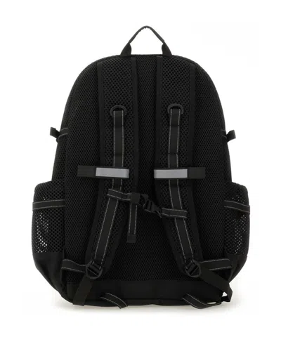 And Wander Mesh Patchwork Backpack In Black