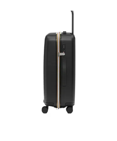 K-way Eudoxieur Medium Trolley Suitcase In Black