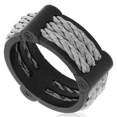 Fred Force 10 Large Model Ring In Black