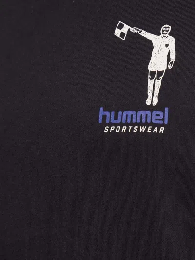 Hummel Graphic-print Sweatshirt In Black