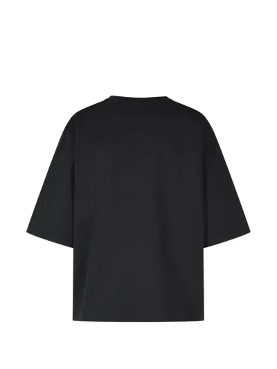 Rohe Logo-tag Oversized T-shirt In Blue
