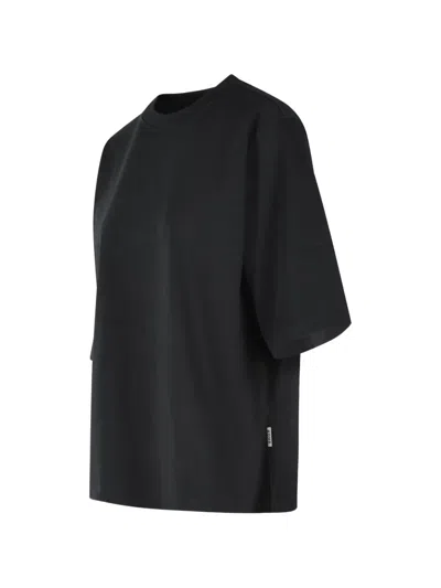 Rohe Logo-tag Oversized T-shirt In Blue