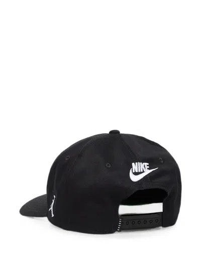 Jordan Flight Pro Unstructured Flat-bill Cap In Black