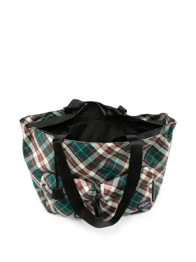 Eastpak 에곤 체크 패턴 토트 백 In Multi
