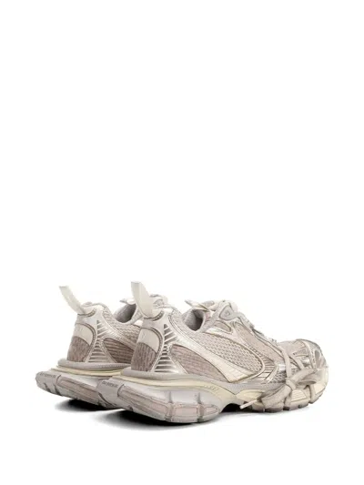 Balenciaga Eggshell Polyurethane Polyester Sneakers In Black