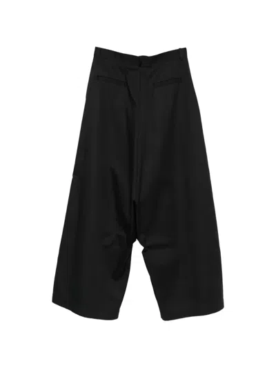 Lựu Đạn 로우라인 플리츠 팬츠 In Black