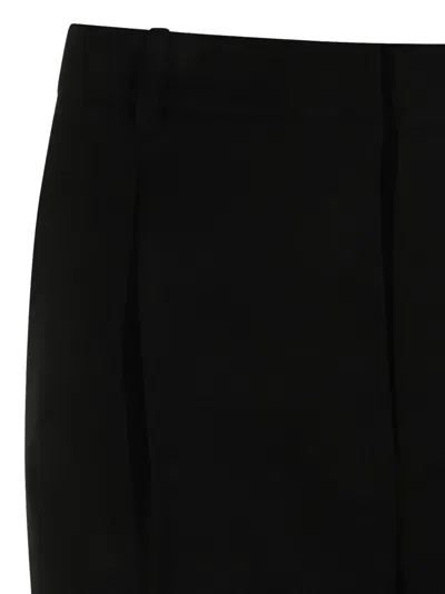 Saint Laurent 벨트 루프 팬츠 In Black