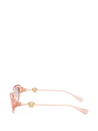 Versace Full-frame Plain Mirror In Pink
