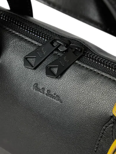 Paul Smith Black Folio Briefcase In Black